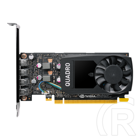 PNY NVIDIA Quadro P1000 VGA (PCIe 3.0, 4 GB GDDR5, 128 bit, 4xMiniDP/DP)
