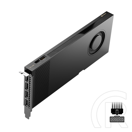 PNY RTX 4000 ADA OEM VGA (PCIe 4.0, 20 GB GDDR6, 4xDP)