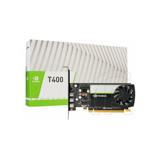 PNY nVidia T400 VGA (PCIe 3.0, 4 GB GDDR6, 64 bit, 3xmDP, aktív hűtő)