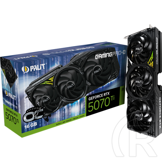 Palit GeForce RTX 5070 Ti Gaming Pro-S VGA (PCIe 5.0, 16GB GDDR7, 256 bit, 3xDP+1xHDMI)