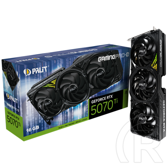 Palit RTX5070 Ti Gaming Pro-S VGA (PCIe 5.0, 16 GB GDDR7, 256 bit, 3xDP+HDMI)