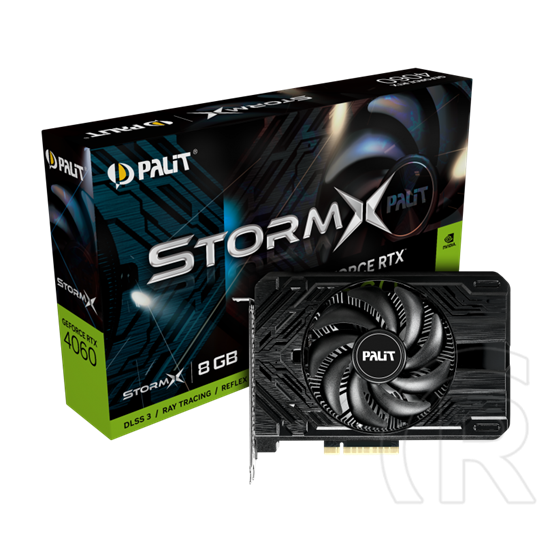 Palit GeForce RTX 4060 Storm-X (PCIe 4.0, 8 GB GDDR6, 128 bit, 3xDP+HDMI)