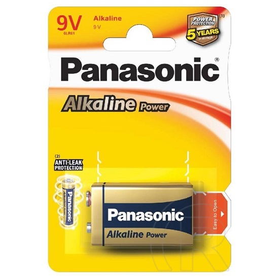 Panasonic Alkaline Power alkáli elem (9V/6LR61, 1db)