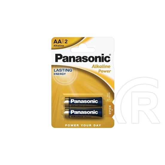 Panasonic Alkaline Power elem (2 db, 1.5V, AA)
