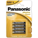 Panasonic Alkaline Power mikro elem (4 db, 1.5V, AAA)