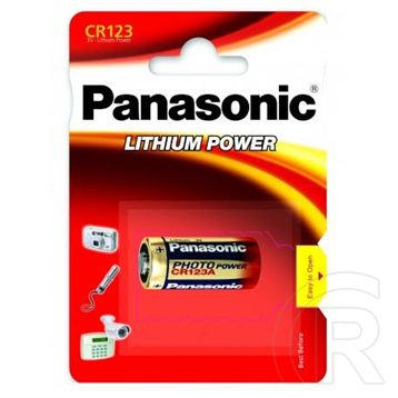 Panasonic CR123A elem (1 db)