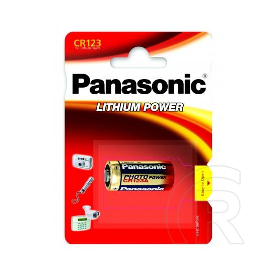 Panasonic CR123A elem (1 db)
