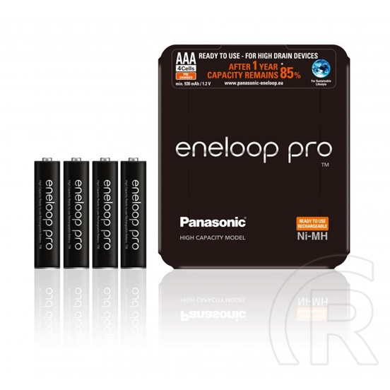 Panasonic Eneloop Pro ceruza akkumulátor (4 db, 930 mAh, Ni-MH, AAA)