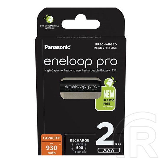 Panasonic Eneloop Pro akkumulátor (2 db, 930 mAh, Ni-MH, AAA)