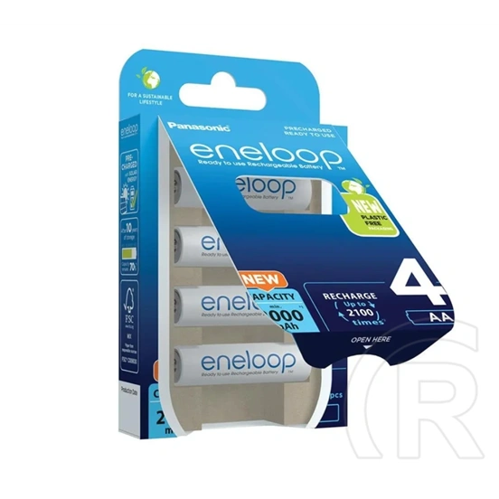 Panasonic Eneloop ceruza akkumulátor (4 db, 2000 mAh, Ni-MH, AA)