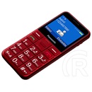 Panasonic KX-TU155 Senior mobiltelefon (Single-SIM, piros)