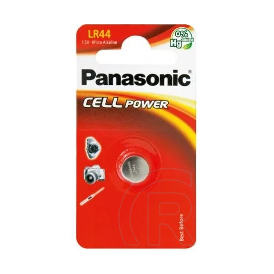 Panasonic LR44 alkáli gombelem