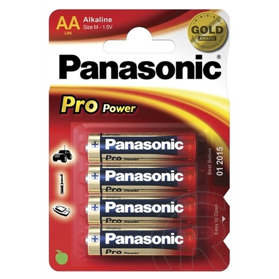 Panasonic Pro Power elem (4 db, AA)