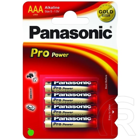 Panasonic Pro Power elem (4 db, AAA)