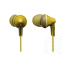 Panasonic RP-HJE125E-Y fülhallgató (sárga)