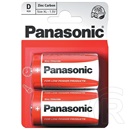 Panasonic Red Zinc cink-mangán elem (2 db, 1.5V, D/góliát)