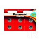 Panasonic alkáli gombelem (6 db, LR44EL)