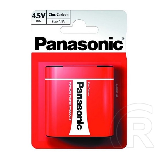 Panasonic elem (3r12, 4.5v, cink-karbon) 1db /csomag