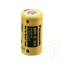 Panasonic elem (BR-2/3A, 3v, 1200mah, szén-fluorid lítium, ipari) 1db/csomag
