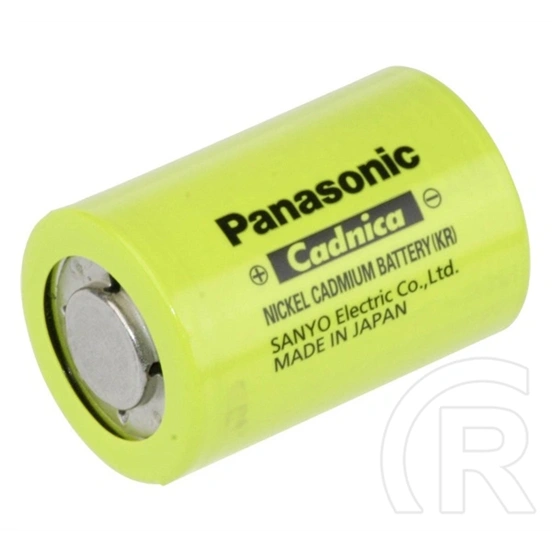 Panasonic elem (N1250SCRL, 1.2V, 1250mAh, Ni-Cd, ipari, újratölthető)