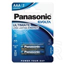 Panasonic evolta szupertartós elem (aaa, lr03ege, 1.5v, alkáli) 2db / csomag