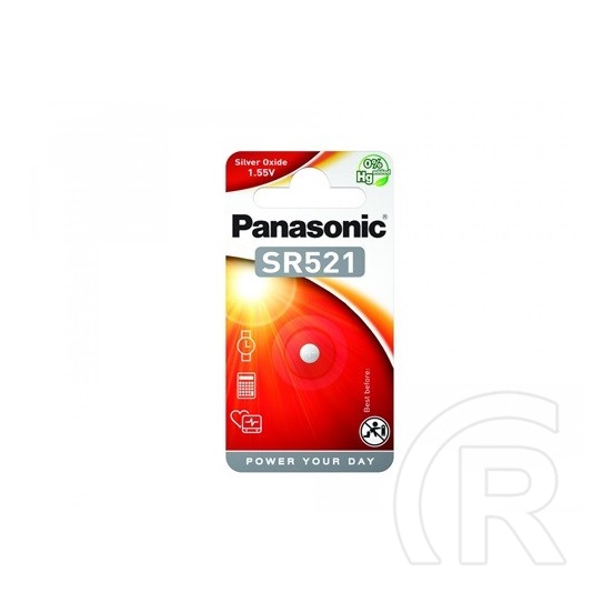 Panasonic ezüst-oxid óraelem (1,55V, SR-521)