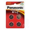 Panasonic gombelem (cr2016el / 4b, 3v, lítium) 4db / csomag