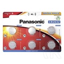 Panasonic gombelem (cr2032l/6bp, 3v, lítium) 6db/ csomag