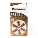 Panasonic gombelem (pr312l/6lb, 1.4v, cink-levegő) 6db / csomag