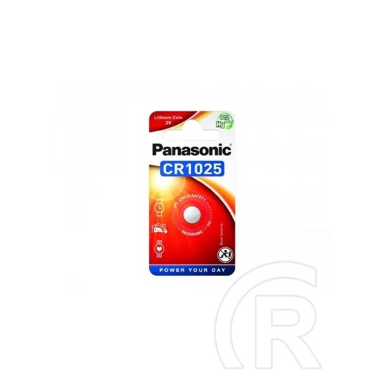 Panasonic lítium gombelem (3V, CR1025)
