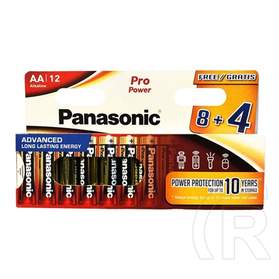 Panasonic smart szupertartós elem (aa, lr6eps, 1.5v, alkáli) 12db/csomag