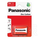 Panasonic tartós elem (6f22, 9v, cink-karbon) 1db / csomag