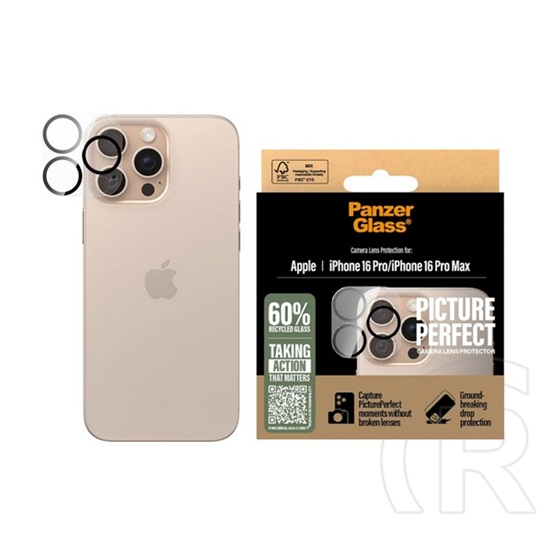Panzerglass Apple iPhone 16 Pro Max  pictureperfect kameravédő üveg (9h) átlátszó
