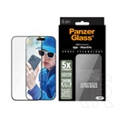 Panzerglass Apple iPhone 16 Pro ceramic protection ultra-wide fit képernyővédő üveg (3d, kerámia + segédkeret) fekete