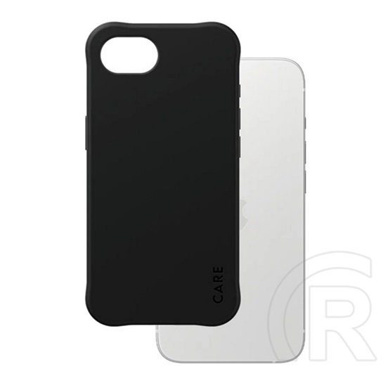 Panzerglass Apple iPhone 16e care samba szilikon telefonvédő (ütésállóság, légpárnás sarok, kameravédő, magsafe) fekete