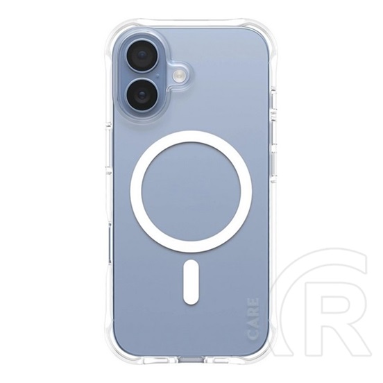 Panzerglass Apple iPhone 17 care samba szilikon telefonvédő (ütésállóság, légpárnás sarok, kameravédő, magsafe) átlátszó