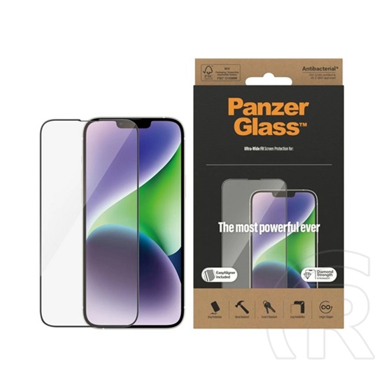 Panzerglass Samsung Galaxy S25 Edge (SM-S937) ultra-wide fit üveg (3d, extra karcálló, ütésálló + segédkeret) átlátszó