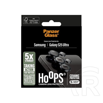 Panzerglass Samsung Galaxy S25 Ultra (SM-S938) hoops ceramic kameravédő üveg (9h + segédkeret) átlátszó