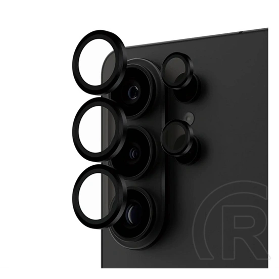 Panzerglass Samsung S26 Ultra hoops black metal kameravédő üveg (9h, fém + segédkeret) fekete