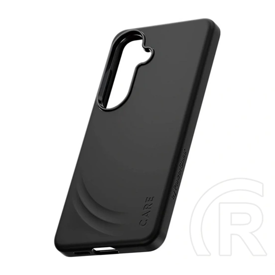 Panzerglass Samsung S26 flow szilikon védő (ütésálló, mikrofiber karcolásmentesítő belső, kameravédő, wireless) fekete