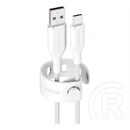 Panzerglass empower racing adatkábel (usb - type-c, 60w, pd gyorstöltő, cipőfűző, 120cm) ezüst/fehér