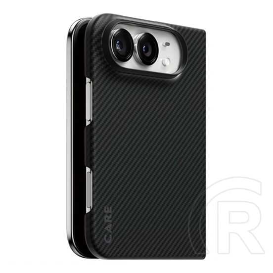 Panzerglass iPhone Duo discovery műanyag telefonvédő (ütésállóság, aramid bevonat, magsafe) fekete