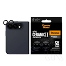 Panzerglass iPhone Duo hoops ceramic kameravédő üveg (9h + segédkeret) fekete