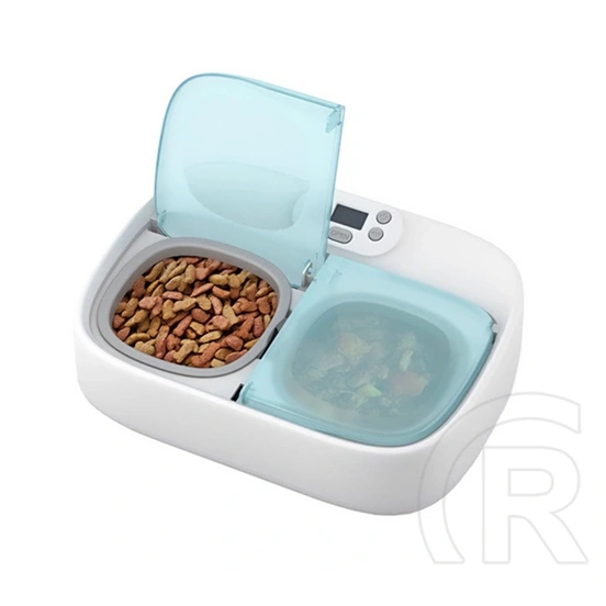 Petoneer two-meal feeder okos etetőtál (2 rekesz, hűtő funkció, időzítő, mobil vezérlés, fehér)