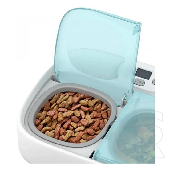 Petoneer two-meal feeder okos etetőtál (2 rekesz, hűtő funkció, időzítő, mobil vezérlés, fehér)