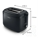 Philips HD2511/90 kenyérpirító (fekete)