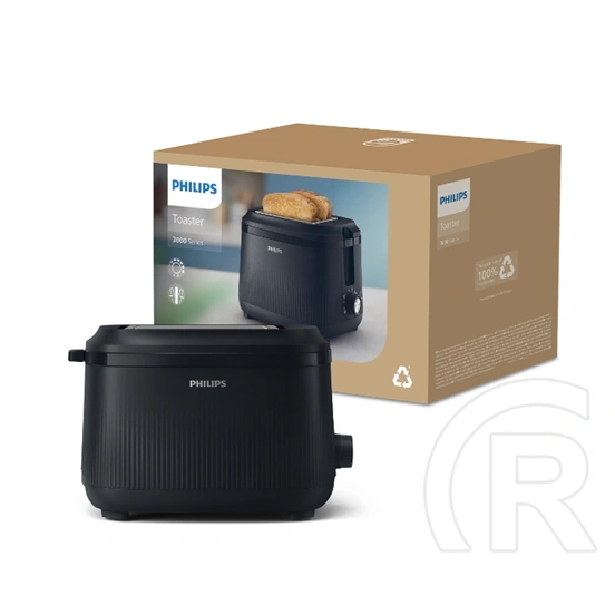 Philips HD2511/90 kenyérpirító (fekete)