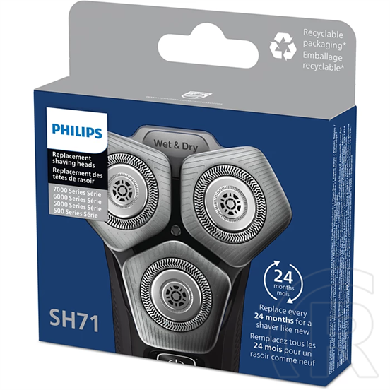 Philips SH71/50 Series 7000 & 5000 SteelPrecision Borotvafej