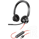Poly Blackwire 3320 stereo headset (USB-A, MS)