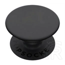 PopSockets telefontartó (készülékre ragasztható, többfunkciós, prémium, fekete)